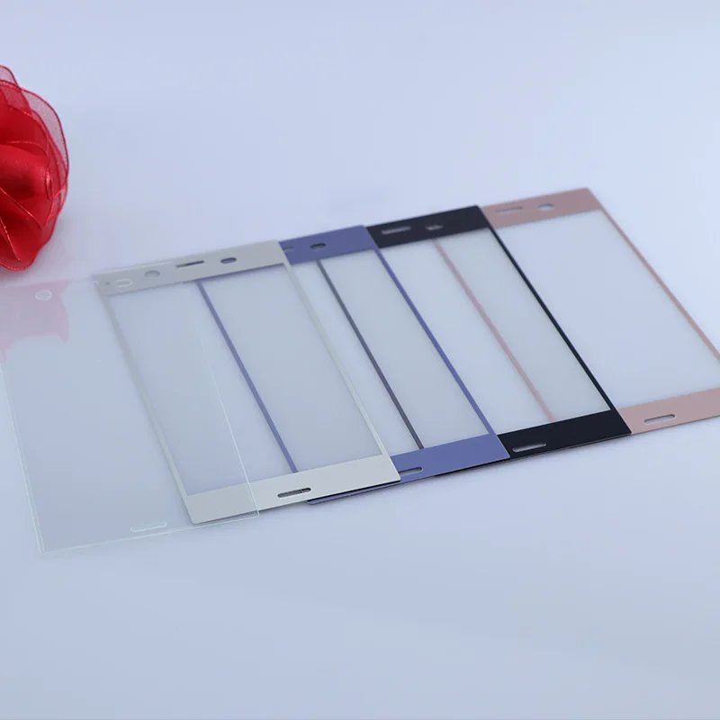Vrurc Экран протектор для sony Xperia XZ1 G834 3D Edge Full Cover закаленное Стекло защитная