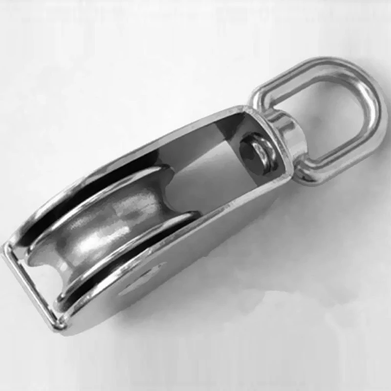 New Style Lifting Pulley Stainless Steel Single Swivel Rope Fixed/Traction | Инструменты