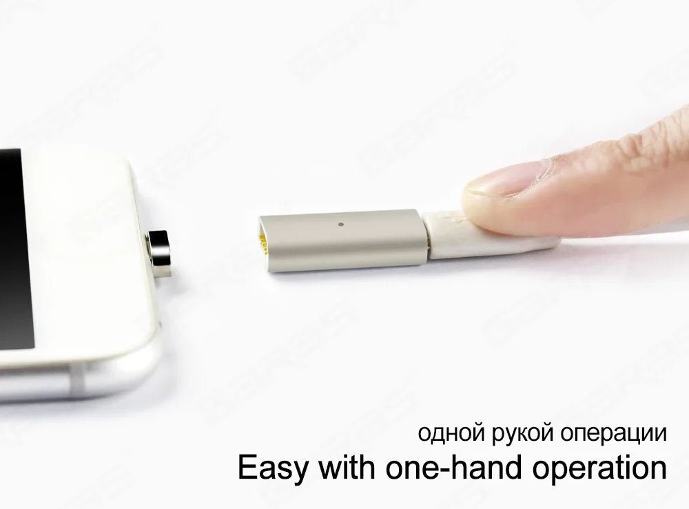 GARAS для iphone адаптер для type C/Micro USB Магнитный адаптер для iphone/Android 3в1 кабель для передачи данных конвертер для Micro USB/USB C