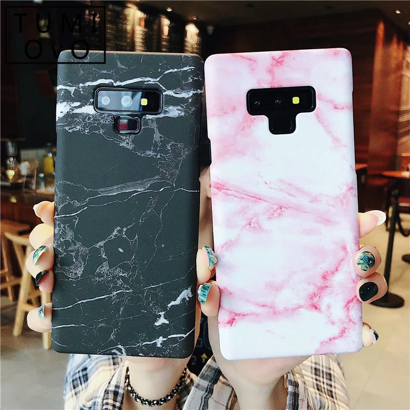 Мраморные чехлы для телефонов Samsung S7 edge S8 S9 Plus Note 8 9 глянцевый Жесткий Чехол iPhone X 7