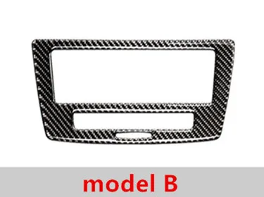 model B Углеродное волокно кондиционер CD рамка декоративная накладка для Mercedes Benz ML 2012-16 GL 2013-16 GLE-18 GLS-18 - Название цвета: model B
