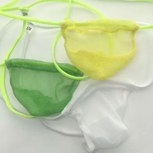 Мужские сексуальные узкие стринги мини G3457 сетчатая Сетка C thru|pouch thong|pouch pouchthong pouch