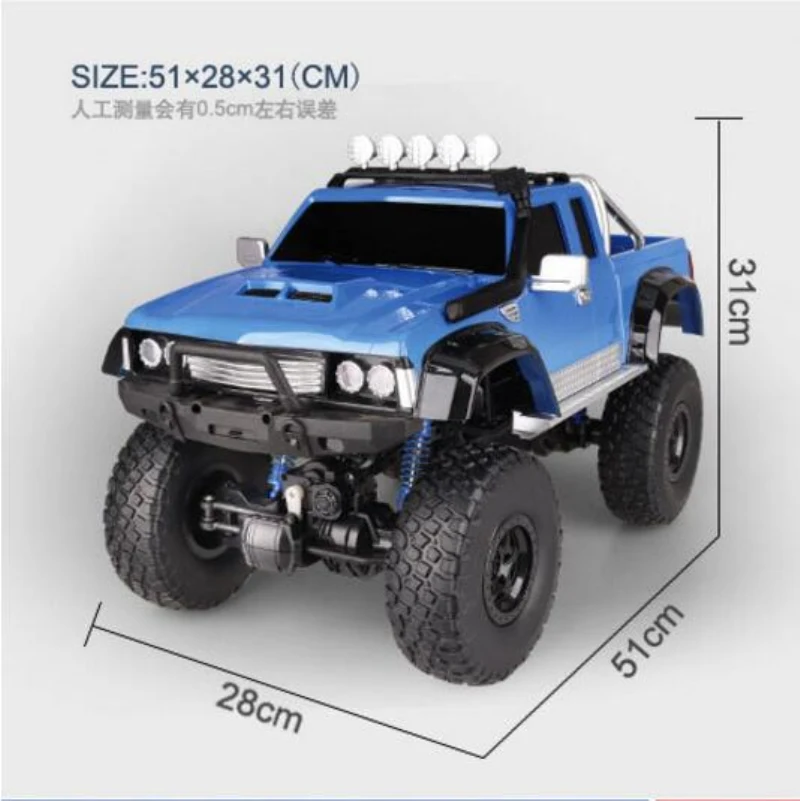 Новейший электрический пикап Модель 2,4 г 1:8 масштаб Большой 4WD 4 колеса независимая подвеска RC электрический самый быстрый RC грузовик