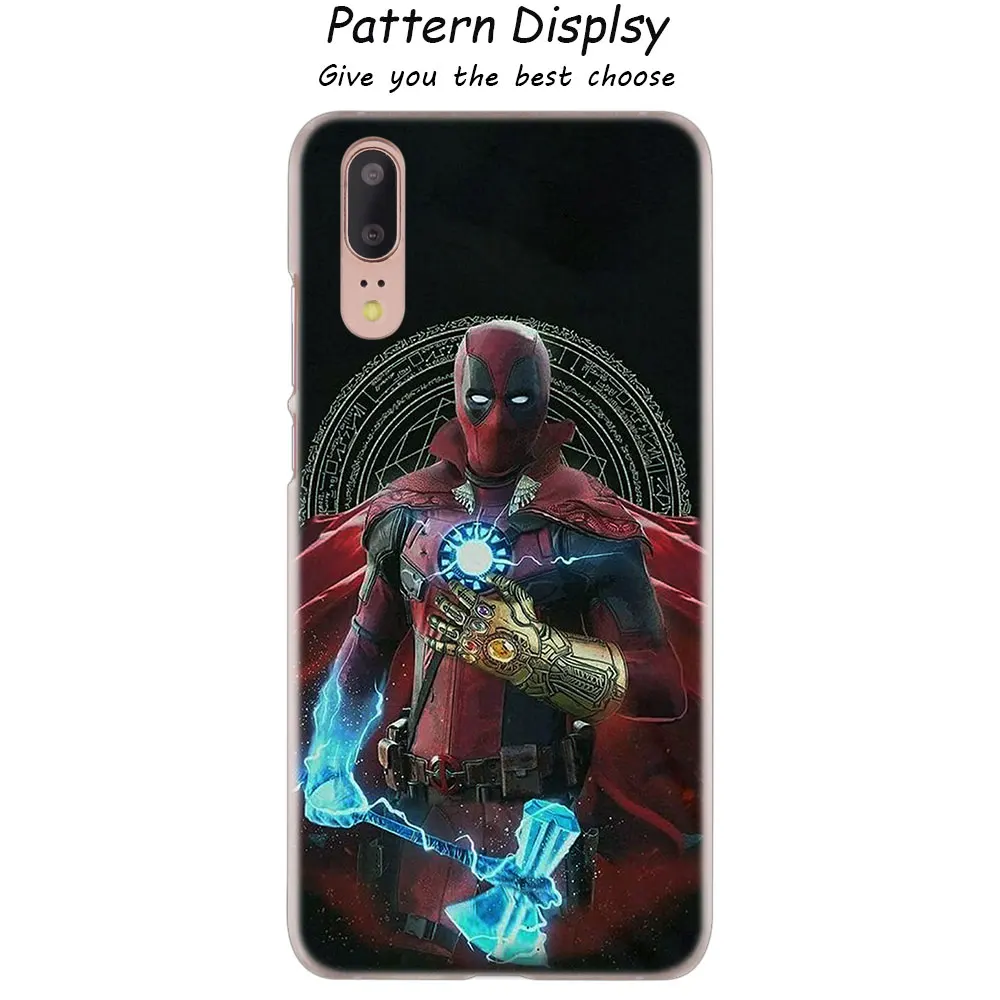 011 Модный жесткий чехол Marvel с супергероем дэдпулом для huawei P30 P20 P10 P9 P8 Lite P30 P20 Pro Mini PSmart - Цвет: 011