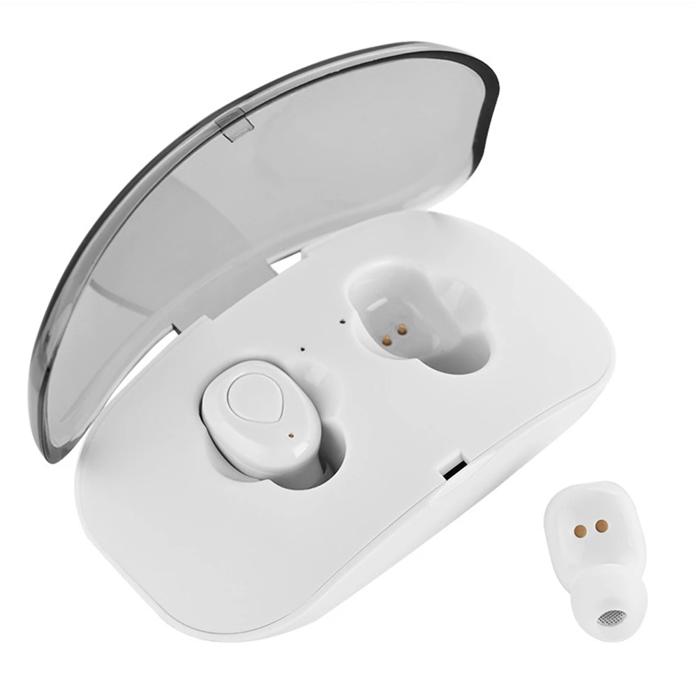 Беспроводные наушники bluetooth с функцией TWS. Маленькие спортивные зарядным