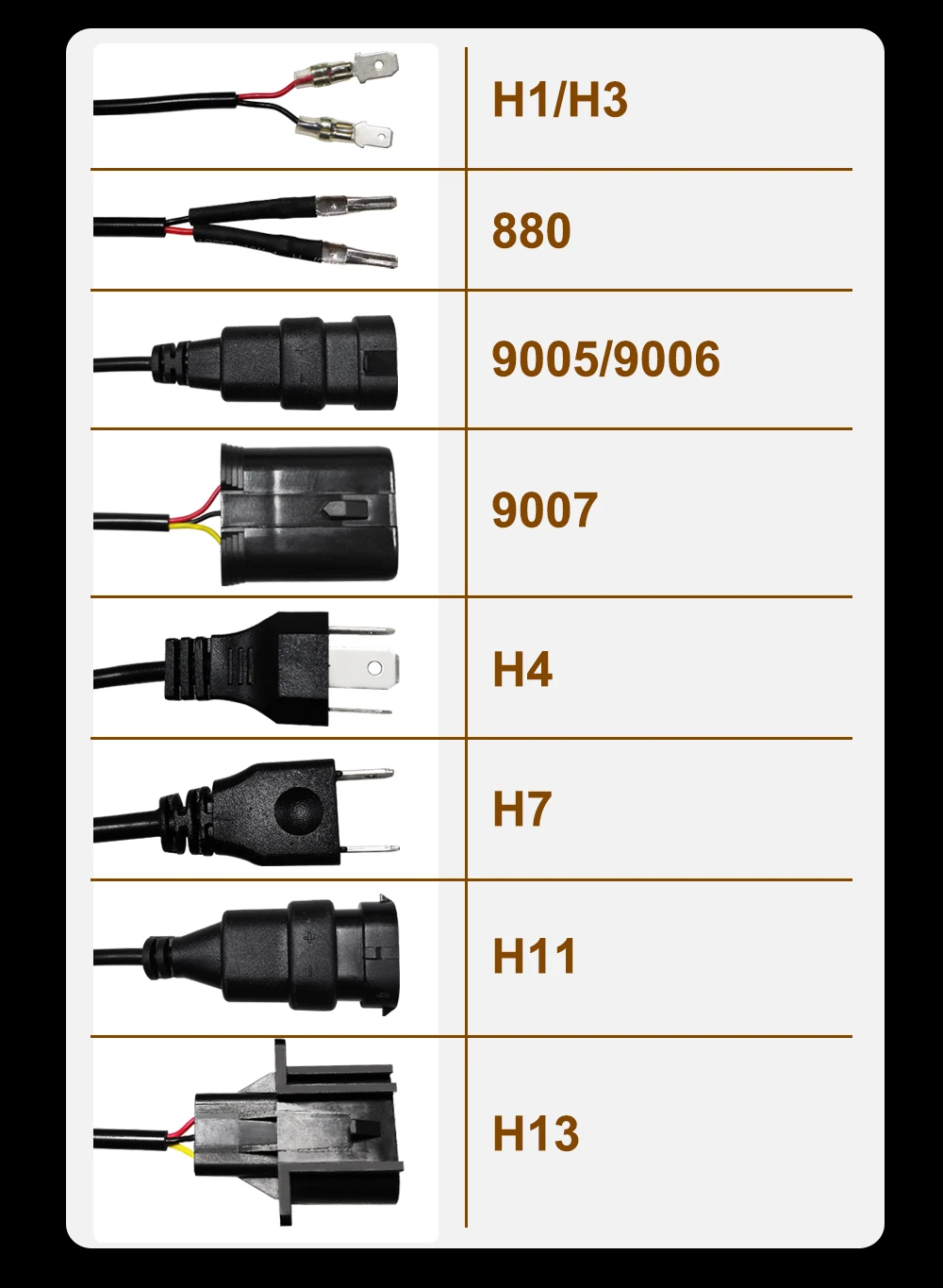 Roadsun автомобилей головной светильник светодиодный H7 H3 H1 H11 светодиодный 4300K Цвет Температура H4 короче спереди и длиннее сзади) 3000 К Hi 6000K Светильник лампы комплект 9005 9006 880 для автомобильных фар