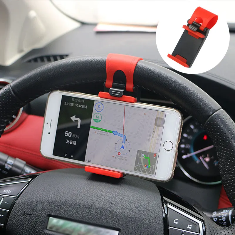 держатель для телефона на руль Универсальный рулевого колеса автомобиля