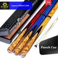 O'MIN Punch&Jump Cue Punch&Jump Sticks 13.8mm Tips North American maple 5A+ Wood Cue Billiard Jump Cue Punch Stick Billiard Cue