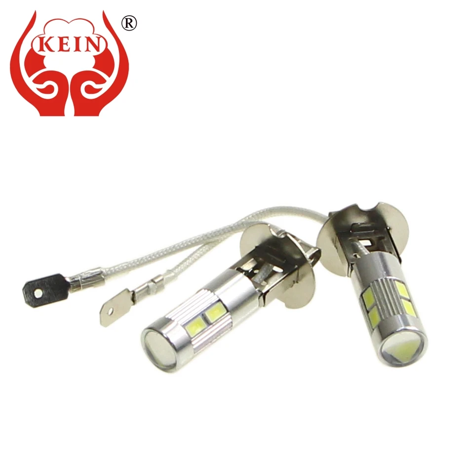 KEIN 2 шт. H3 светодиодные лампы DRL Противотуманные 10SMD 5630 5730 Автомобильные фары