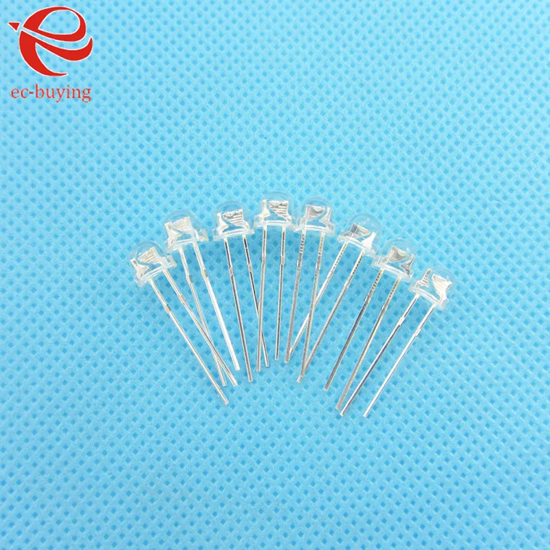 5 мм синяя соломенная шляпа светодиодные излучающие диоды сверхъяркая лампа