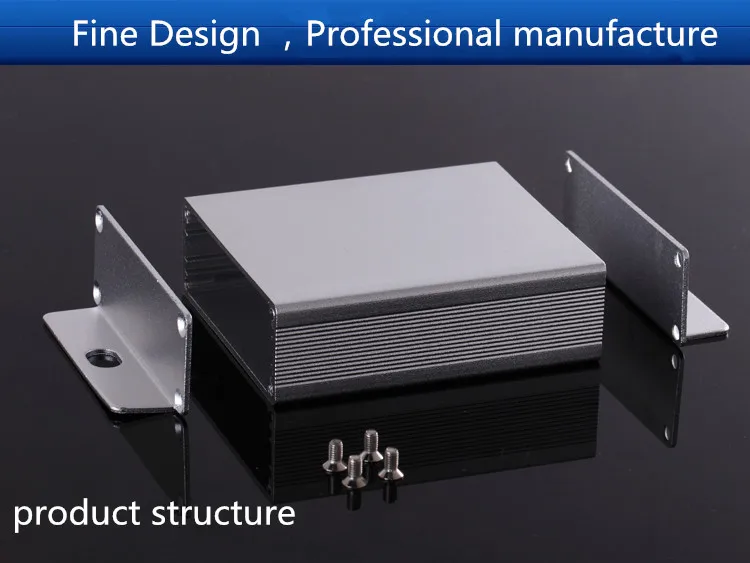 Алюминиевый корпус мини усилителя/шасси инструментов/корпус передатчика/корпус