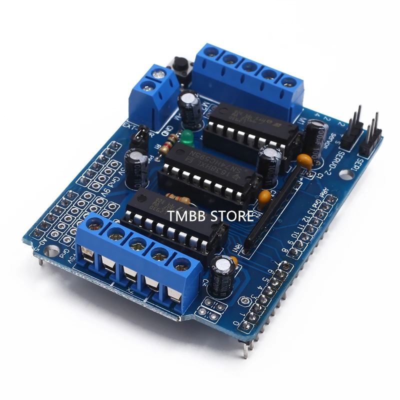 L293D двойной щит привода двигателя для arduino Duemilanove плата расширения управления
