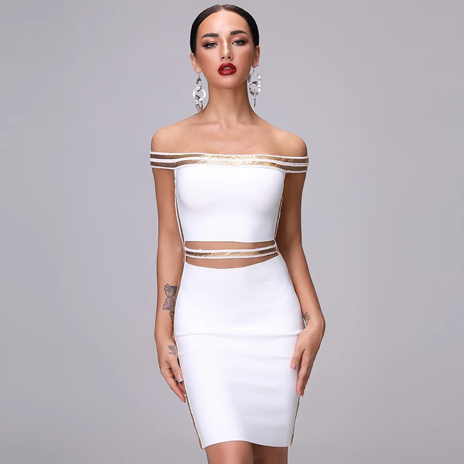 2021 Для женщин Бандажное платье Vestidos Verano летнее сексуальное с разрезом на шее
