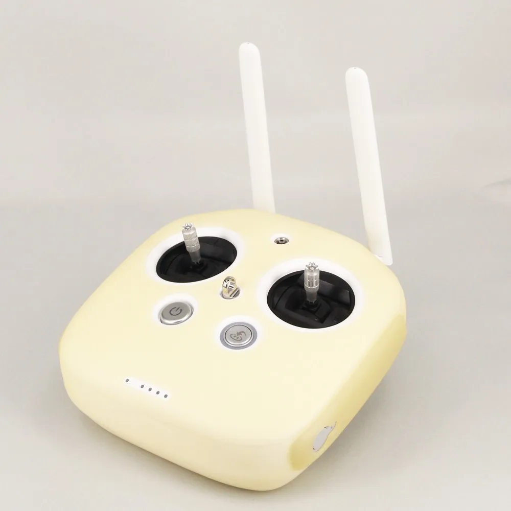 Yellow Лидер продаж для ZJM 4 цвета DJI Phantom 4/3 PRO Advanced Inspire M100 радио Управление силиконовый защитный чехол - Цвет: Yellow