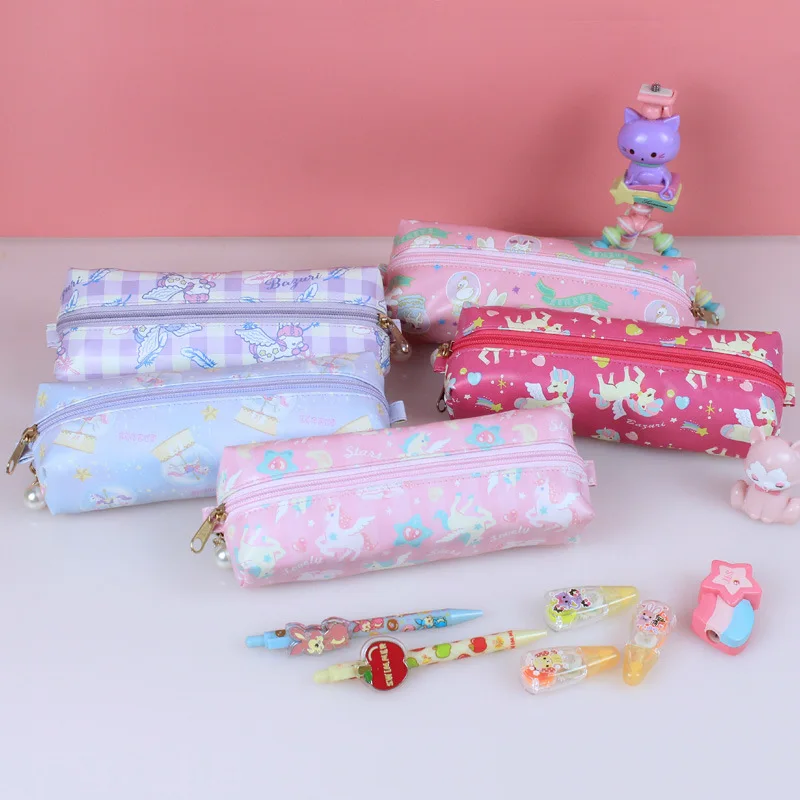 1 шт. кавайный чехол для карандаша милых девочек подарок с unicorn Хэлло Китти