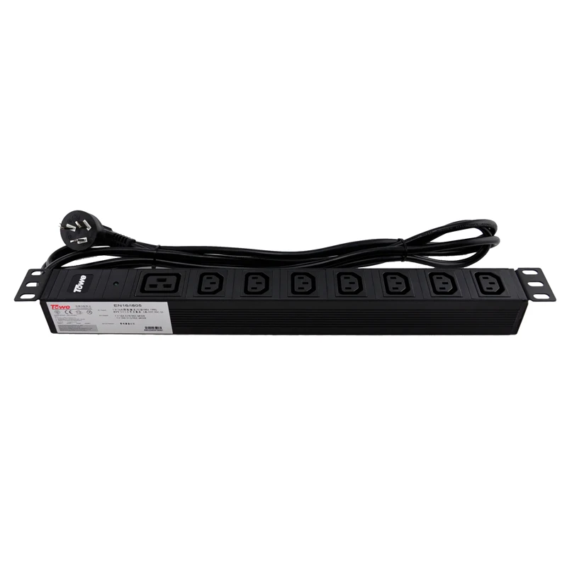 Тау EN16/I805 16A 8 способов IEC320 C13 с SPD PDUs блок распределения питания |