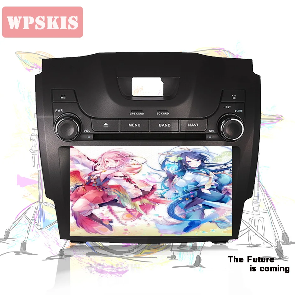 WPSKIS 8 "In dash car radio audio stereo music video dvd a/v плеер для Chevrolet S10/Isuzu D-Max 2013-2014 Android 9 0 4 Гб + 64 ГБ |