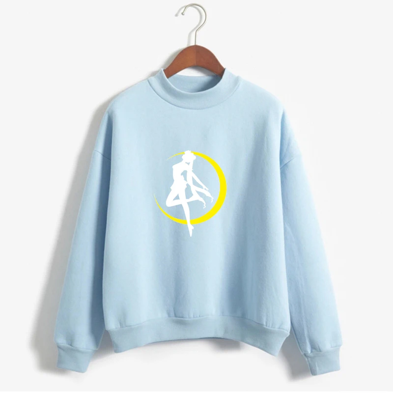 Мультфильм Сейлор Мун Женщины Толстовки Япония sudadera mujer Kawaii Женская Лолита панк зима Толстовка Спортивный Костюм Уличная
