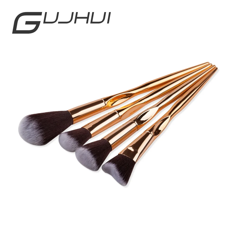 4 шт./компл. Профессиональные кисти для макияжа основа глаз тени помада порошок