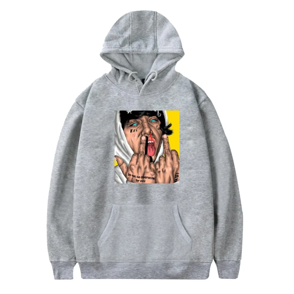 Толстовка Lil Xan Xanarchy для женщин и мужчин унисекс Повседневный свитер 2XS 4XL уличная