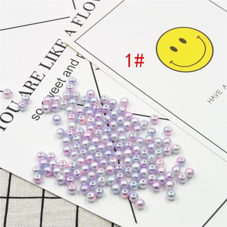 

Wholesale 4/6/8/10mm Phantom ABS Acrylic Round Pearl Beads Loose Pearl Beads for Necklace Bracelet DIY Jewelry Making #01
