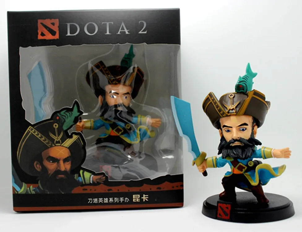 WOW DOTA 2 игровая фигурка Kunkka Lina Pudge queen Tidehunter CM FV ПВХ Фигурки Коллекция dota2 игрушки