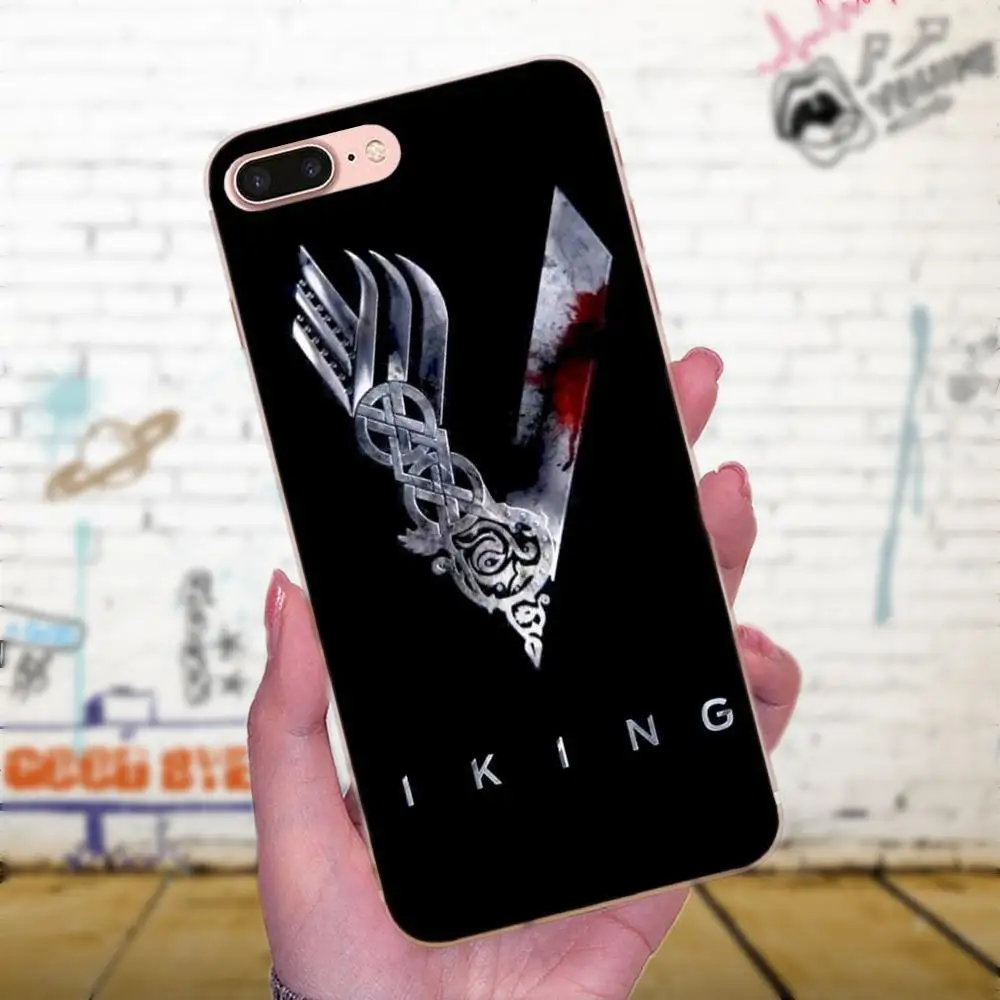 Для Galaxy A3 A5 A7 On5 On7 2015 2016 2017 Grand Alpha G850 Core2 Prime S2 I9082 мягкие сумки Чехлы Ragnar Lothbrok Vikings Bling
