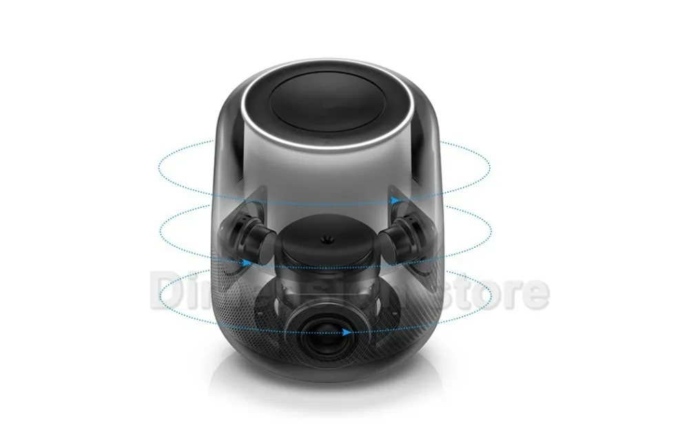 CrazyCube Allure светодиодный беспроводной портативный Bluetooth динамик 360 объемный стерео лучше чем harman kardon jbl с fm tf картой mp3