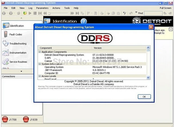 Система перепрограммирования дизельного топлива Детройта 7 11 (DDRS 11) + автономная