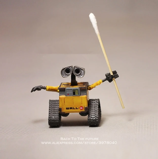 Disney Robot EVE 6 10 см мини кукла из ПВХ модель осанки коллекция аниме фигурки игрушки