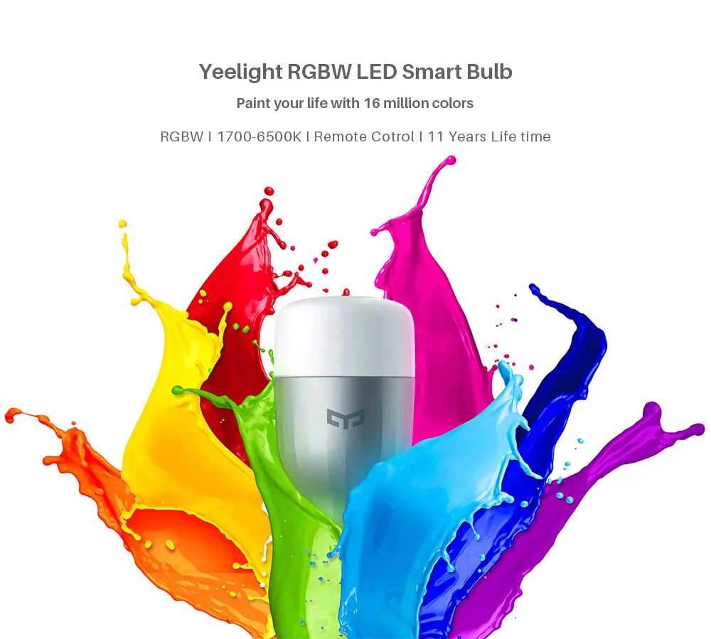 Xiao mi Yee светильник умная лампа mi Bulb умный дом светодиодный светильник Xio mi 220 в E27 9 Вт 600 люмен приложение wifi Пульт дистанционного управления RGB светильник mijia