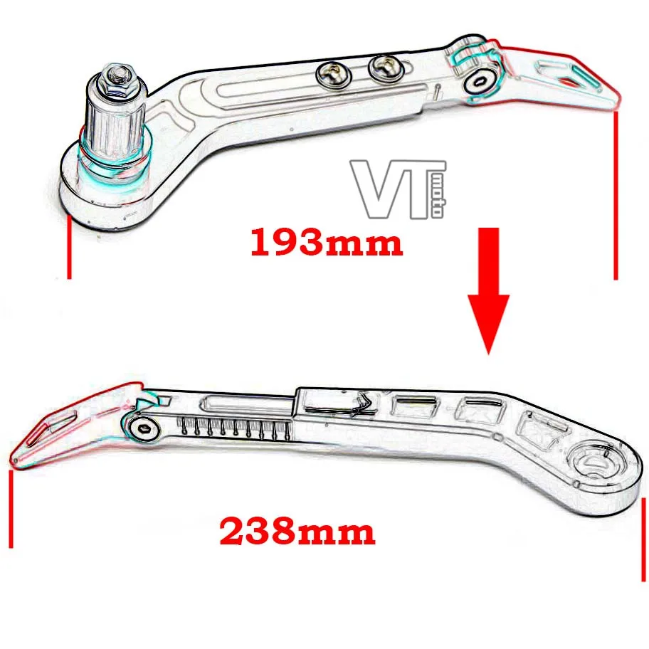 7/8 &quot22 мм Универсальный Мотоцикл Руль Proguard Рычаг Гвардии протектор Для honda cb1000r
