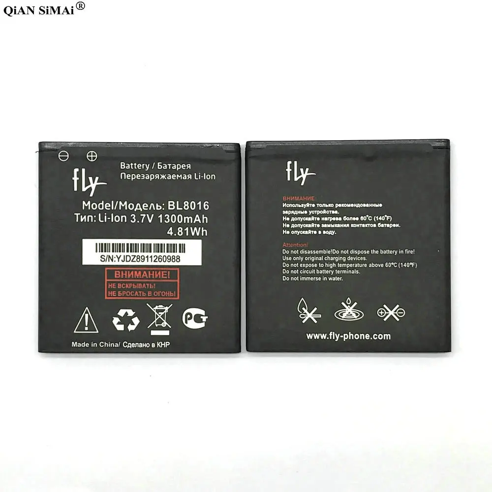 Новинка 2019 BL8016 8016 мАч замена аккумулятора для Fly BL + номер