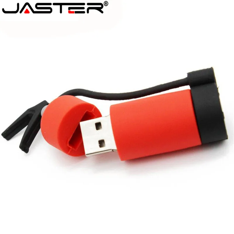 JASTER мультфильм Огнетушитель ручка-накопитель пожарные USB флэш-диск карта памяти U диск Флешка 4 ГБ/16 ГБ/32 ГБ/64 Гб