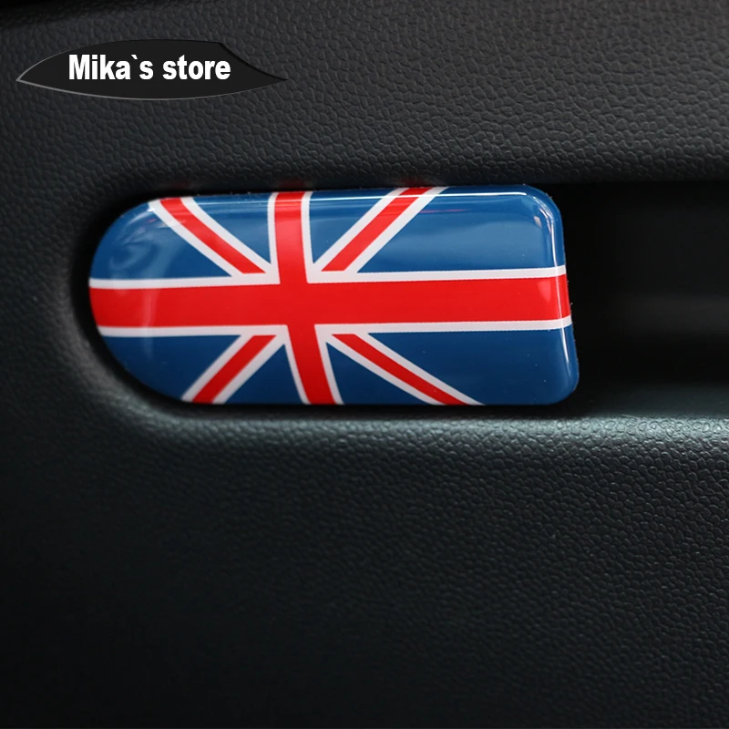 Мебельная ручка для хранения в автомобиле Union Jack наклейки Mini Cooper Clubman F55 F56 F54 F60