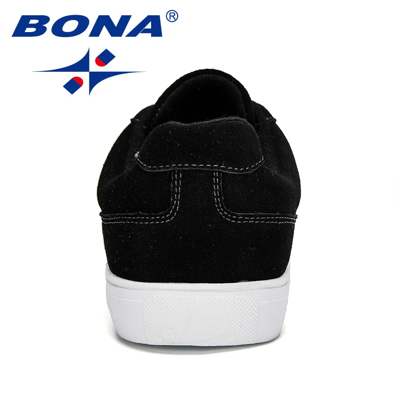 BONA/Новинка года; Мужская обувь для скейтбординга; кроссовки; дышащая замшевая обувь; обувь для студентов; уличная прогулочная обувь; chaussure homme; модная обувь