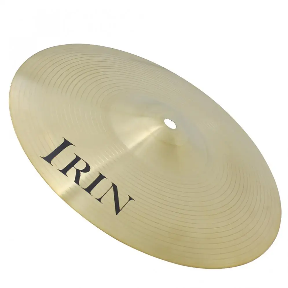 14 Inch IRIN Durable Brass Alloy Crash Ride Hi-Hat Cymbal for Drum Set