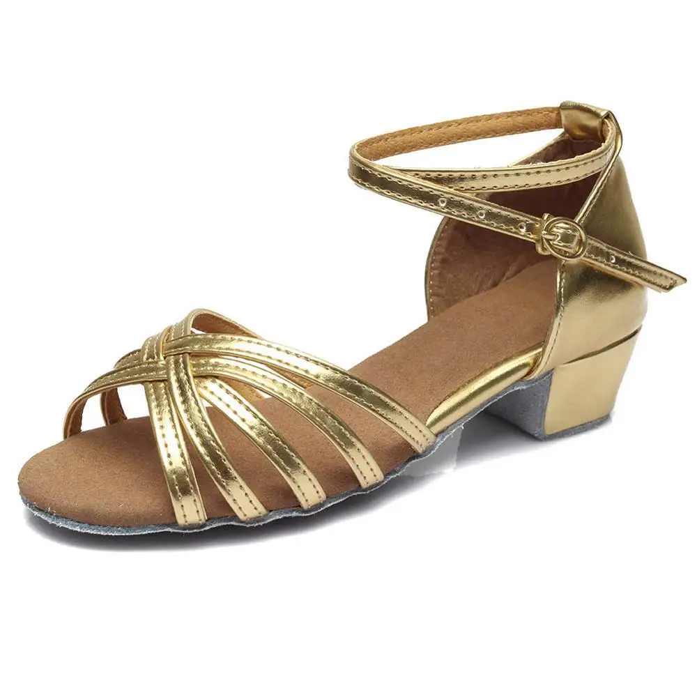 Child Ballroom indoor Shoes Dancing Latin Tango For Girl Discount Brand Heel Hight 3.5cm 601 | Спорт и развлечения
