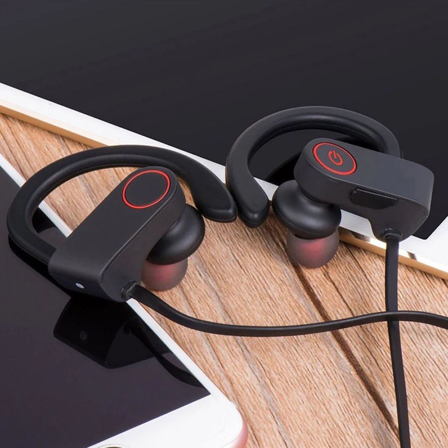 Новые IPX7 водонепроницаемые Bluetooth наушники Лучшие Беспроводные спортивные