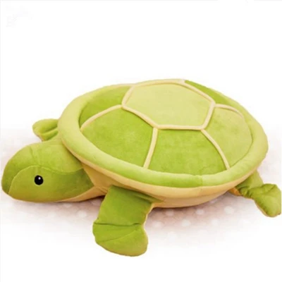 Green Dorimytrader мягкие морские животные Черепаха плюшевая подушка большая мягкая мультяшная Зеленая Черепаха игрушка; подарок для детей украшение 31 дюйм 80 см - Цвет: Green