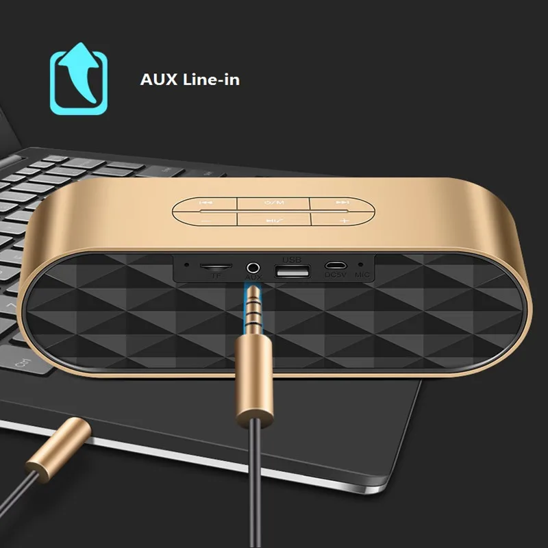 Мини Портативный Bluetooth Динамик двойной громко s компьютер сабвуфер открытый