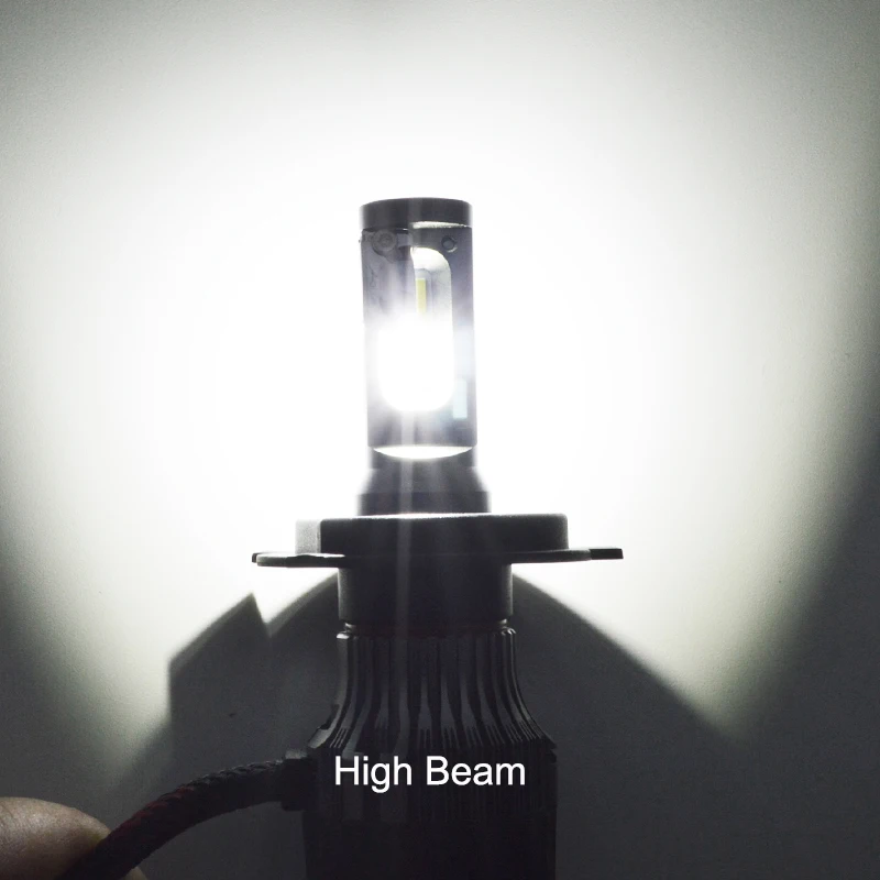 2 шт. Высокая мощность 60 Вт H4 LED Hi/Lo луч Автомобильные фары супер яркие 10000LM авто