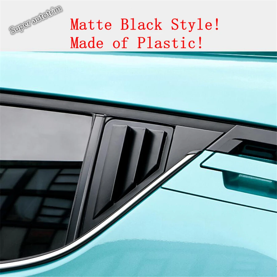 

Lapetus Rear Tail Door Window Vent Louvers Scoop Panel Cover Trim ABS Accessories Exterior Fit For Toyota C-HR CHR 2016 - 2021