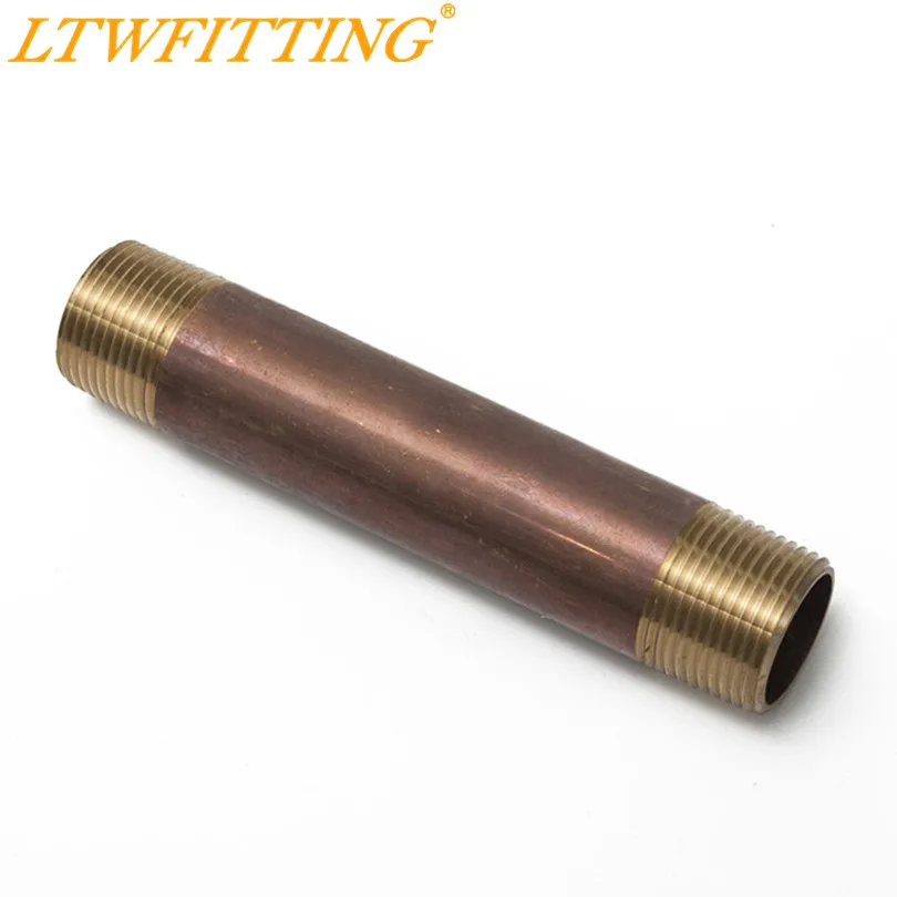 

LTWFITTING Brass Pipe 5-1/2" Long Nipples Fitting 3/4" Male NPT Air Water