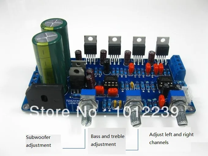 LM1875 2 1 канал сабвуфер усилитель доска комплект без радиатора AC15V 0 AC15V|subwoofer amplifier