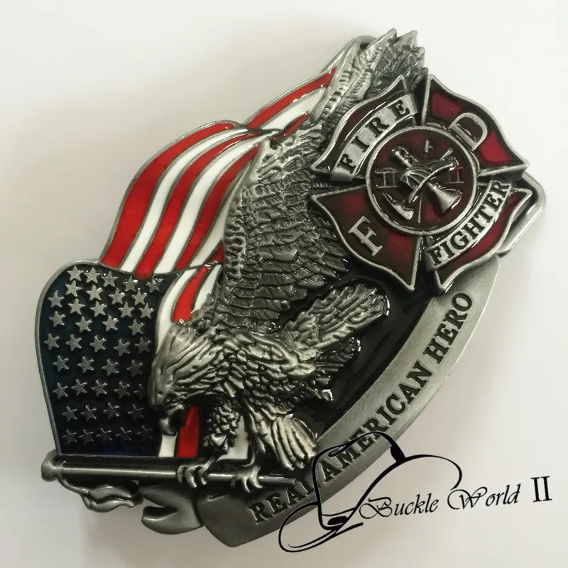 Классический крутой 3D орел настоящий американский герой Пожарный пояс бойцов
