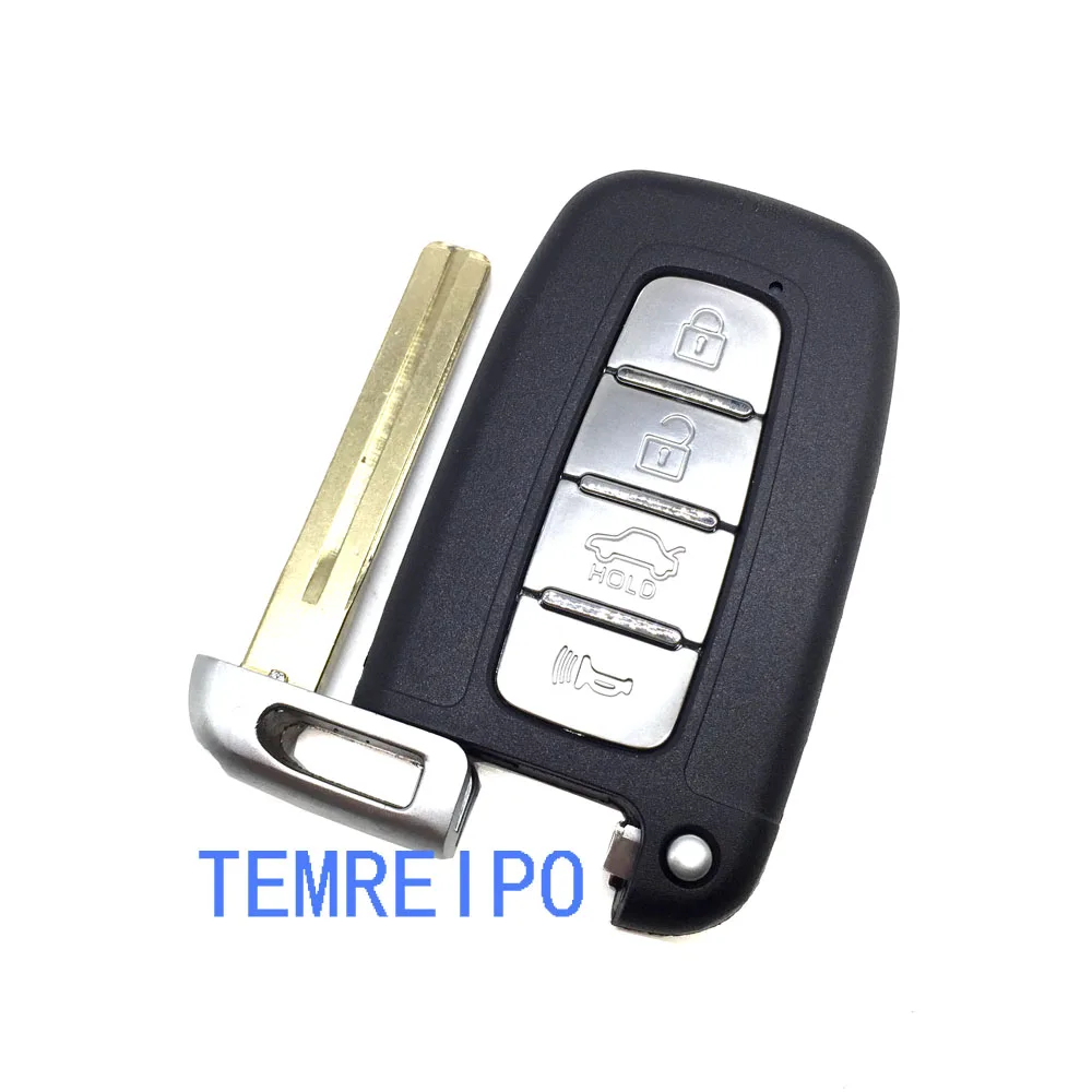 5 шт./лот смарт-карта 4 кнопки дистанционный ключ корпус необработанное Лезвие