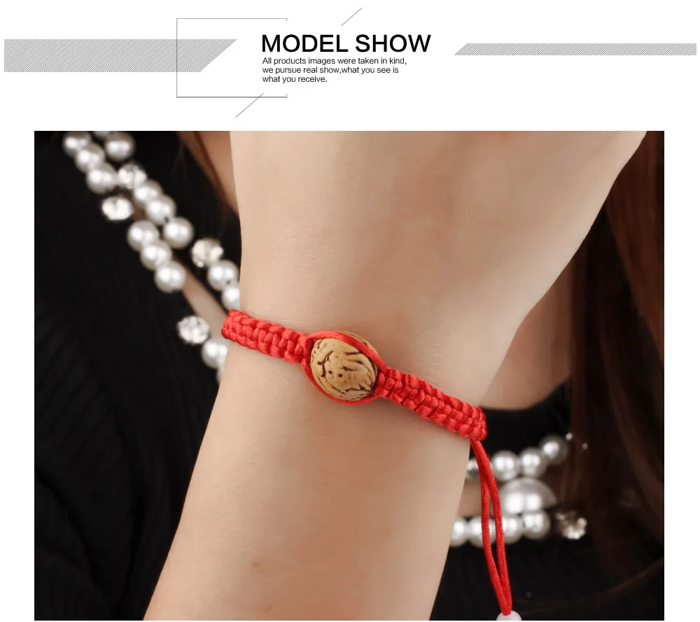 Peach heart walnut Foot bracelet baby children's folk hand accessories wholesale | Украшения и аксессуары