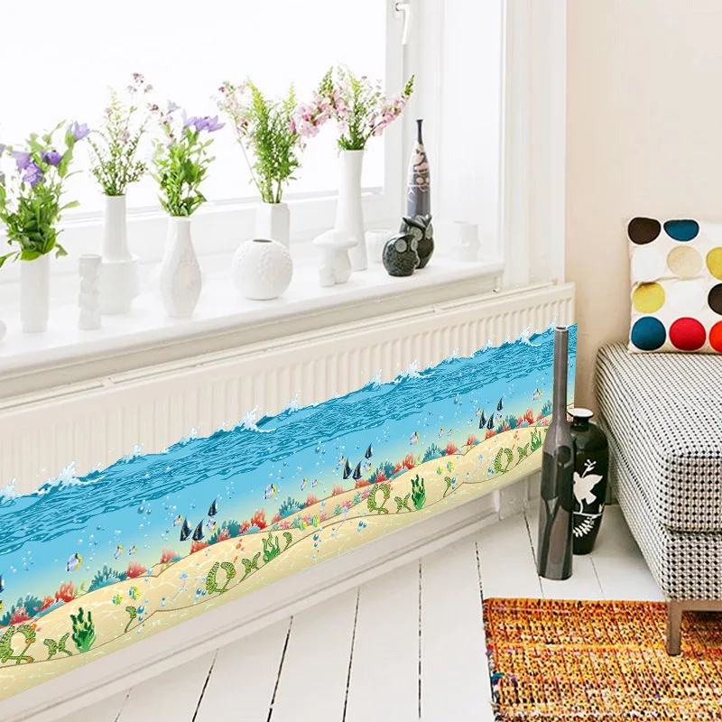 Подводные морские животные наклейка на стену Декор для дома фотообои со