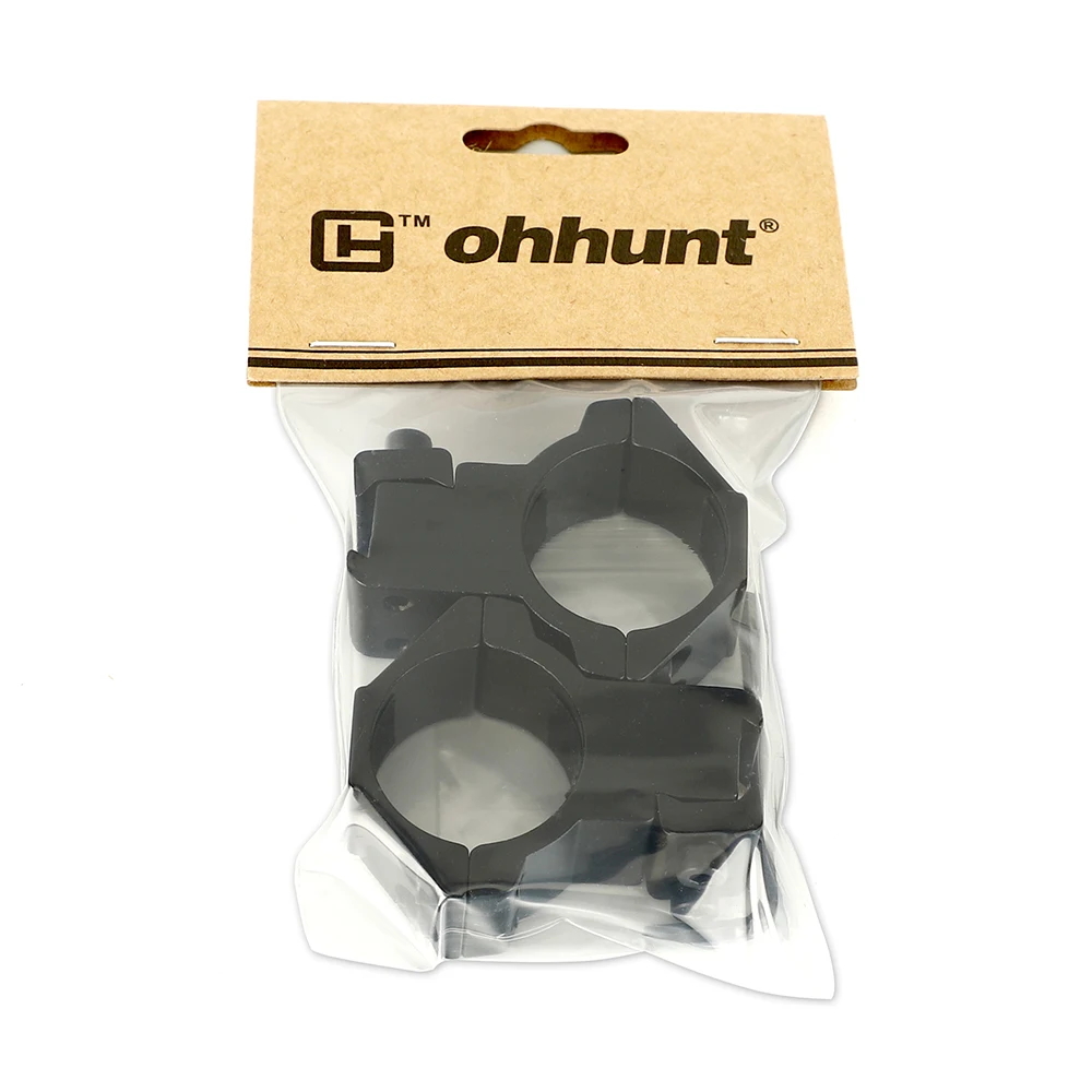 Ohhunt трубчатые кольца 2 шт. 30 мм 11 низкопрофильная рельсовая основа с стоп штифтом для охоты|Кронштейны и